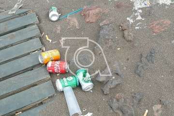 Melenara amanece sucia y maloliente (Foto TA)